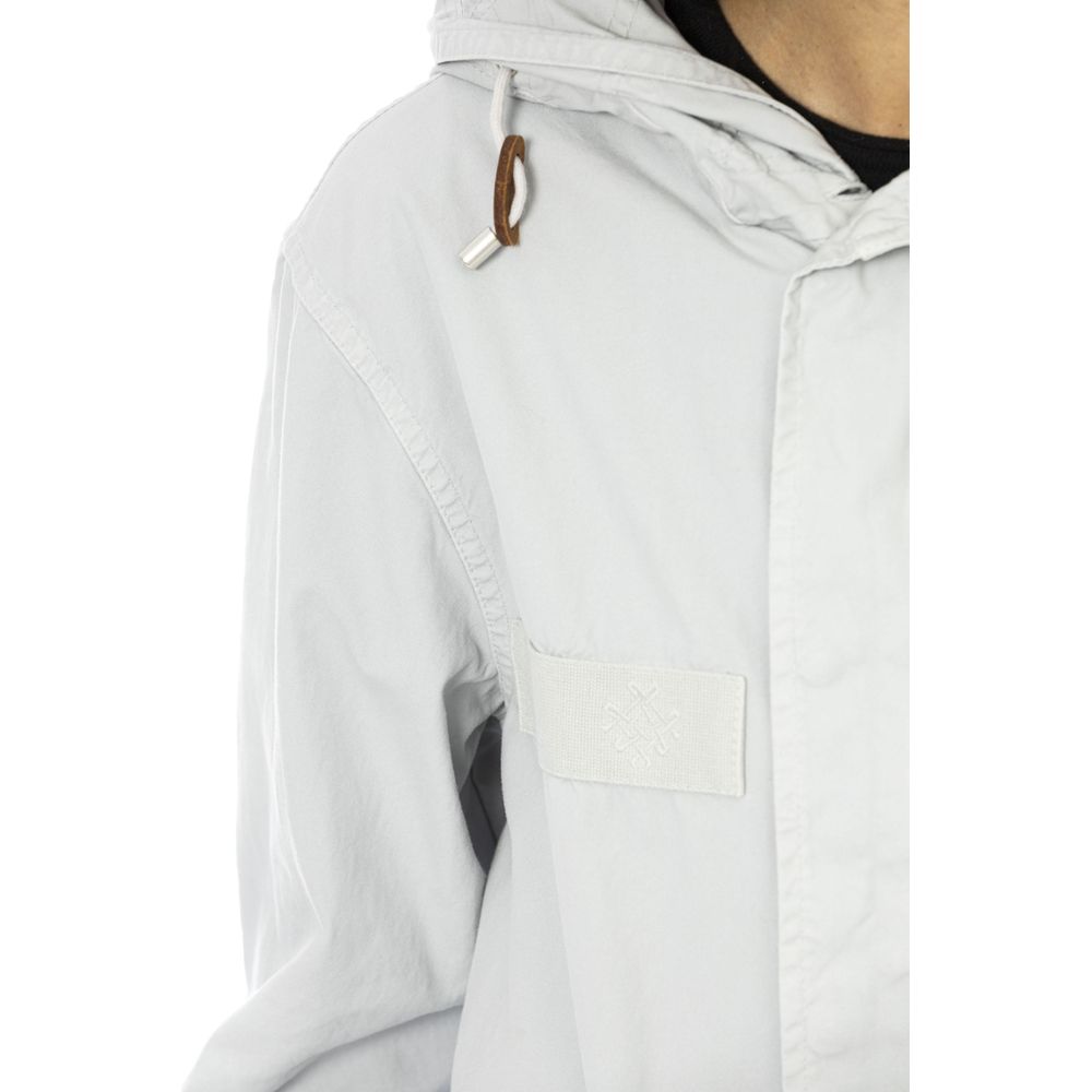 Mr&Mrs Italy Silberne Baumwolljacke für Frauen